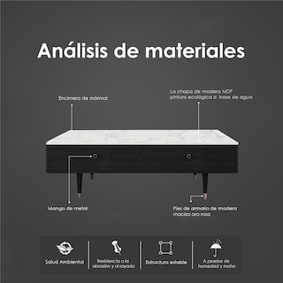 Foto 3 | Mesa de Centro Ilisinnova color Negro