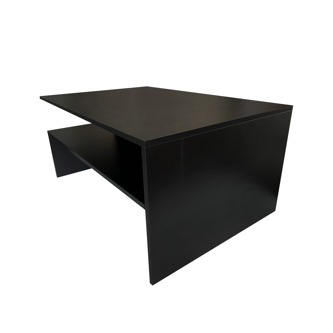 Foto 5 | Mesa de Centro Genérica Doble Repisa Minimalista Negro