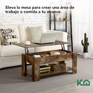 Foto 3 | Mesa de Centro Kingshouse color Café