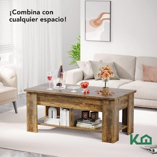 Foto 6 | Mesa de Centro Kingshouse color Café