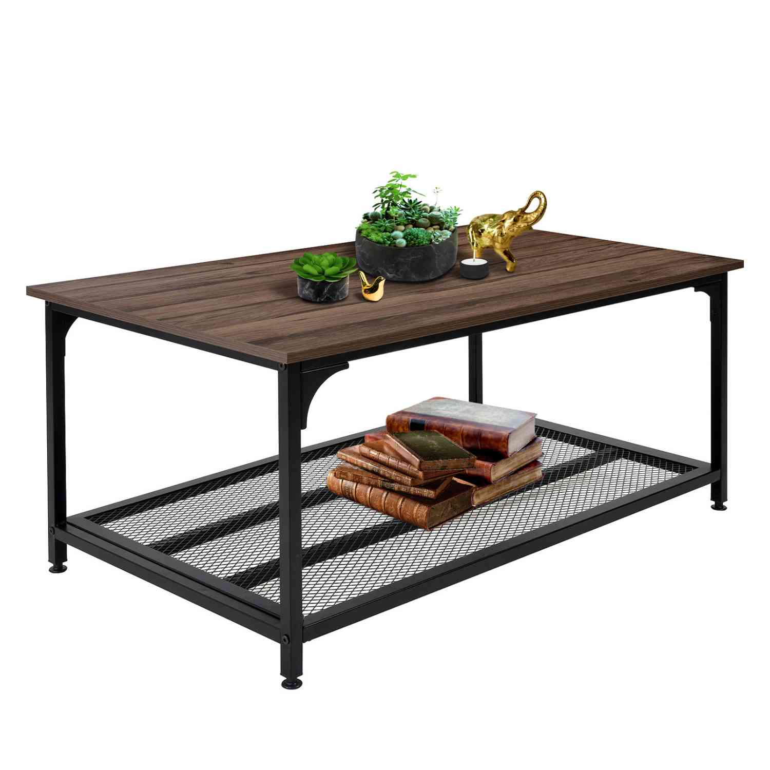 Foto 1 | Mesa de Centro Rack & Pack color Café
