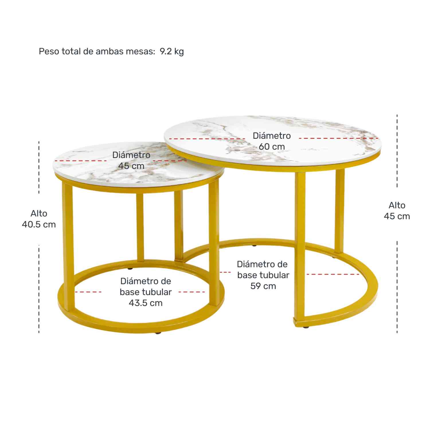 Foto 6 | Mesa de Centro Rack & Pack color Blanco