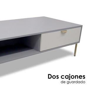 Foto 5 | Mesa De Centro Ilios Innova Minimalista Color Gris