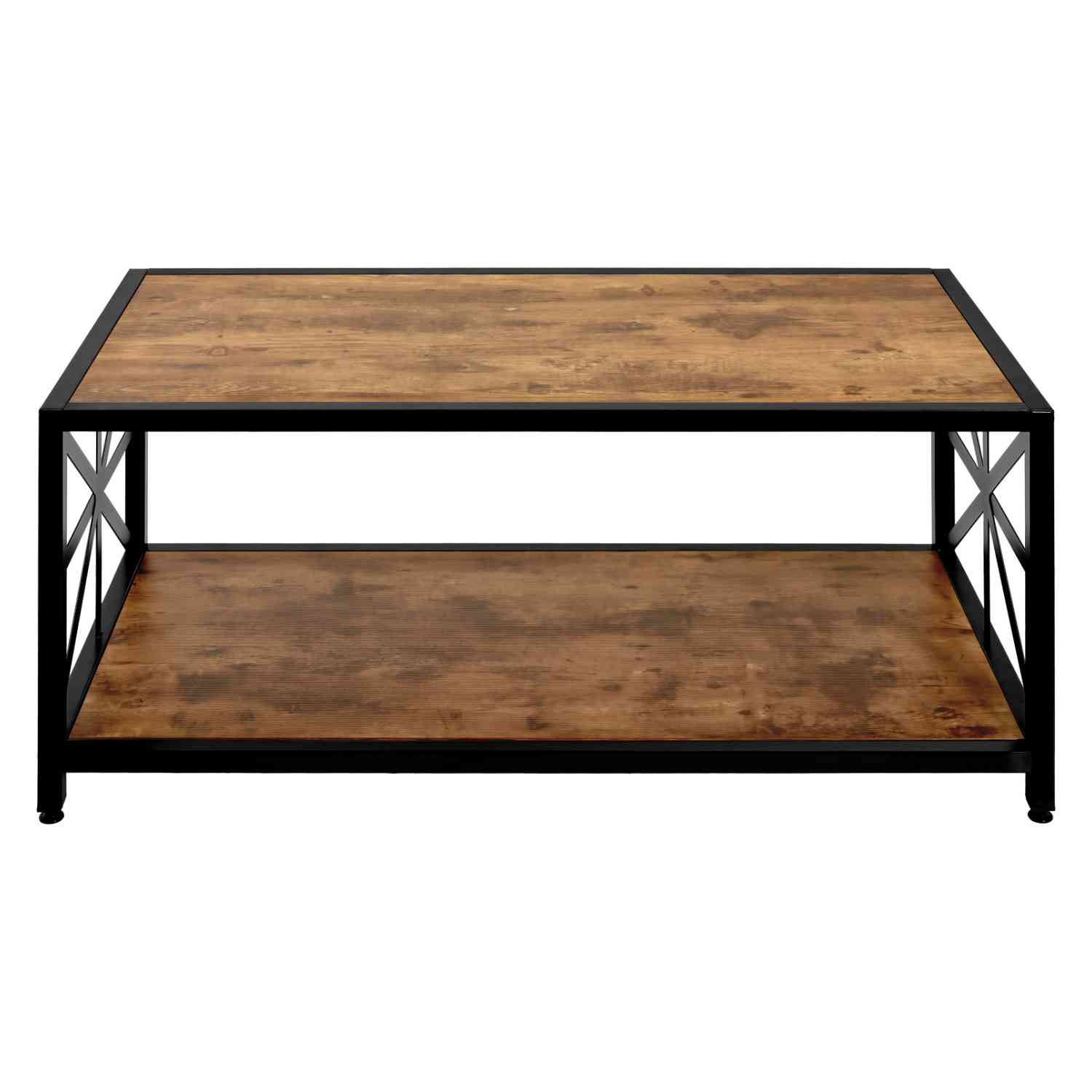 Foto 1 | Mesa de Centro Rack & Pack 2 Niveles 107 cm Marrón
