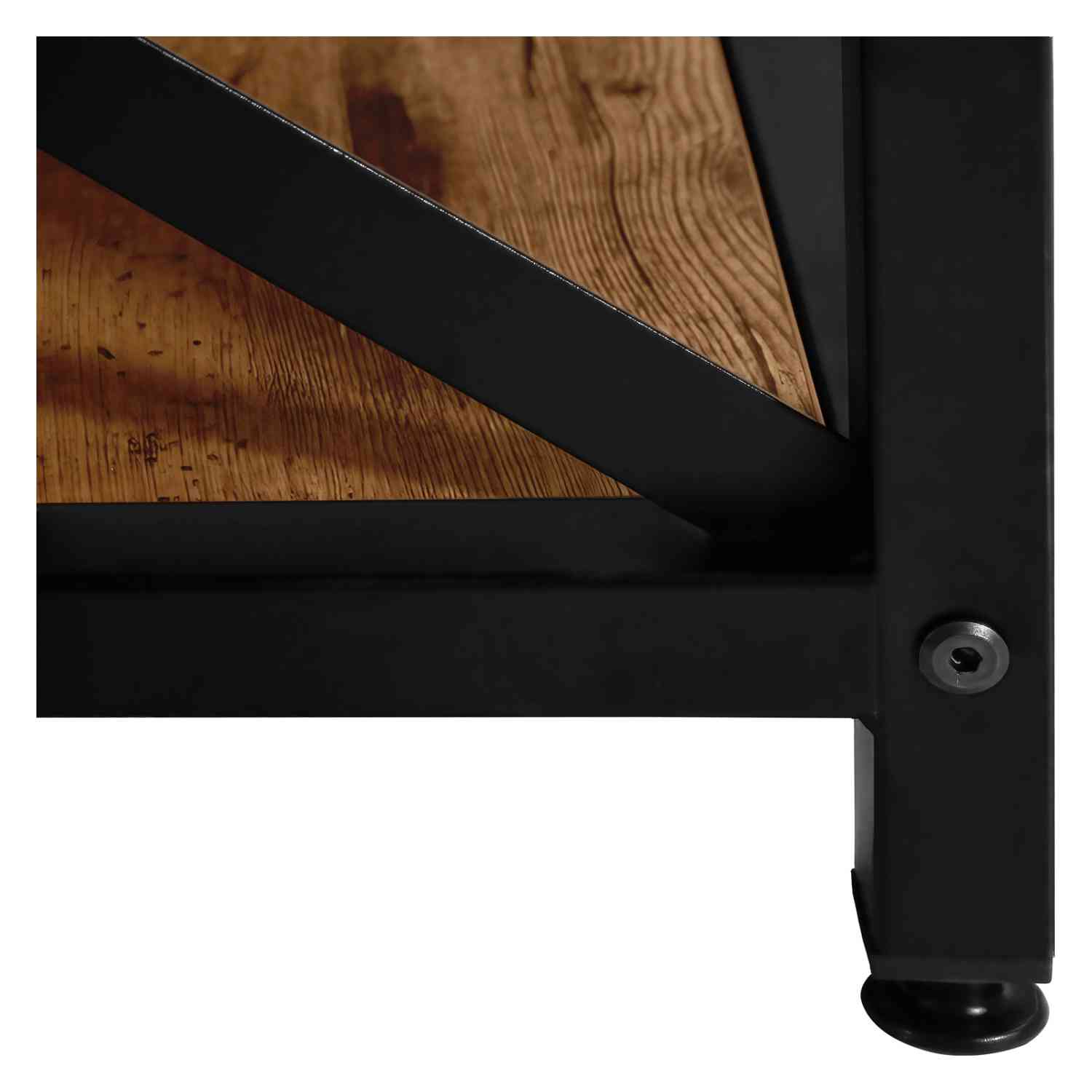 Foto 5 pulgar | Mesa de Centro Rack & Pack 2 Niveles 107 cm Marrón