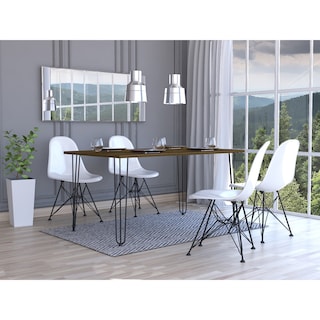 Foto 6 | Mesa Comedor Madera Aglomerada P/4 Puestos Cobre Excelsior