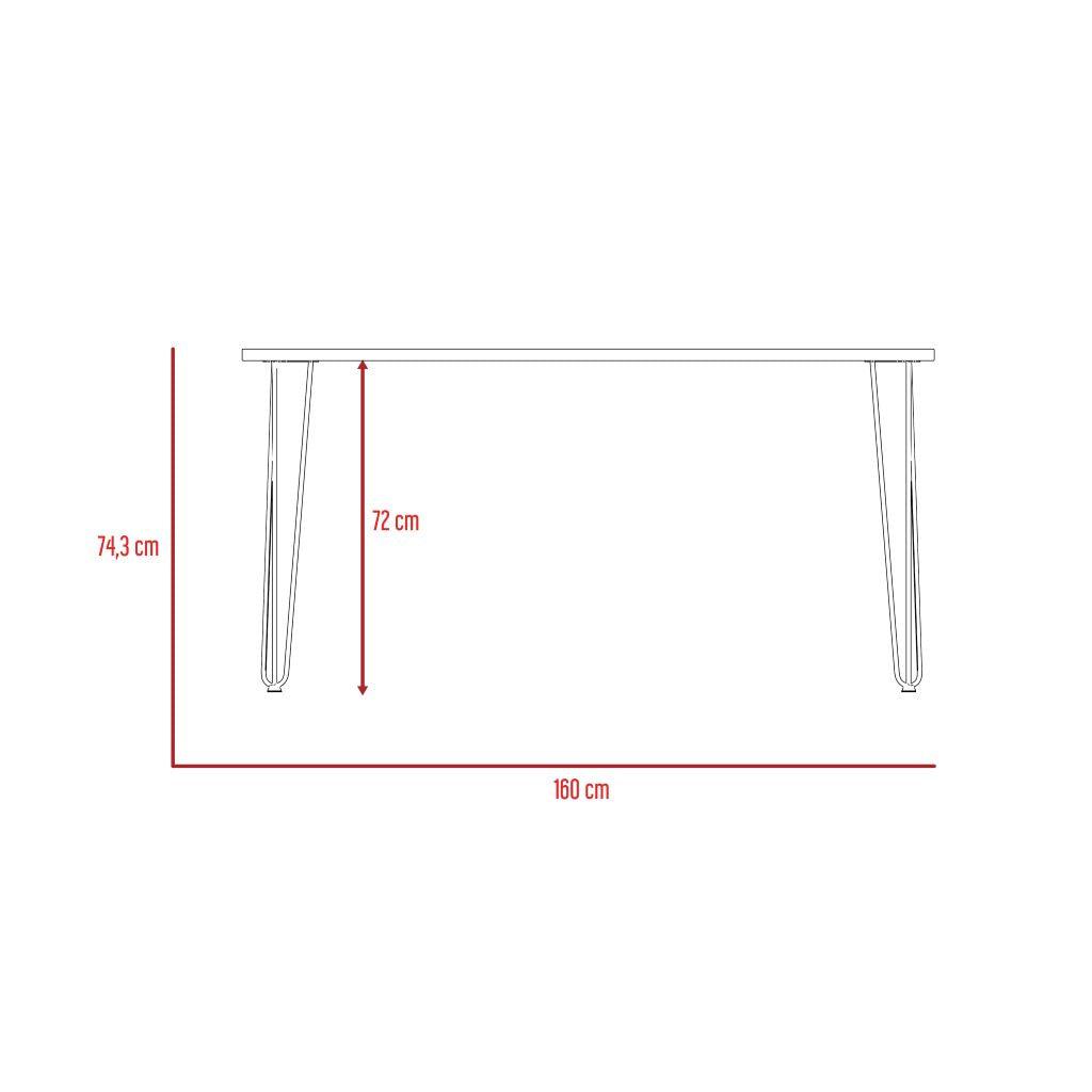 Foto 8 | Mesa Comedor Madera Aglomerada P/4 Puestos Cobre Excelsior