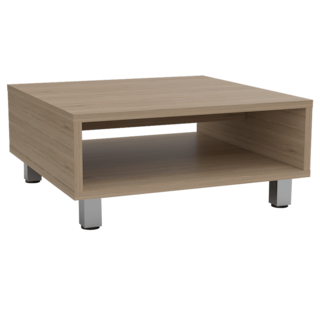 Foto 3 | Mesa De Centro Pity, Beige, Con Patas En Acero Cromado