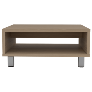 Foto 4 | Mesa De Centro Pity, Beige, Con Patas En Acero Cromado