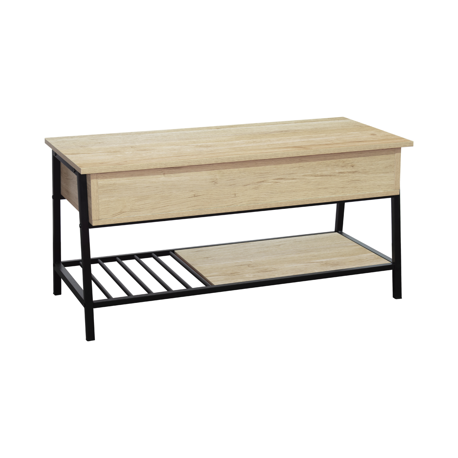 Foto 3 pulgar | Mesa De Centro Top Living Beige Y Negro