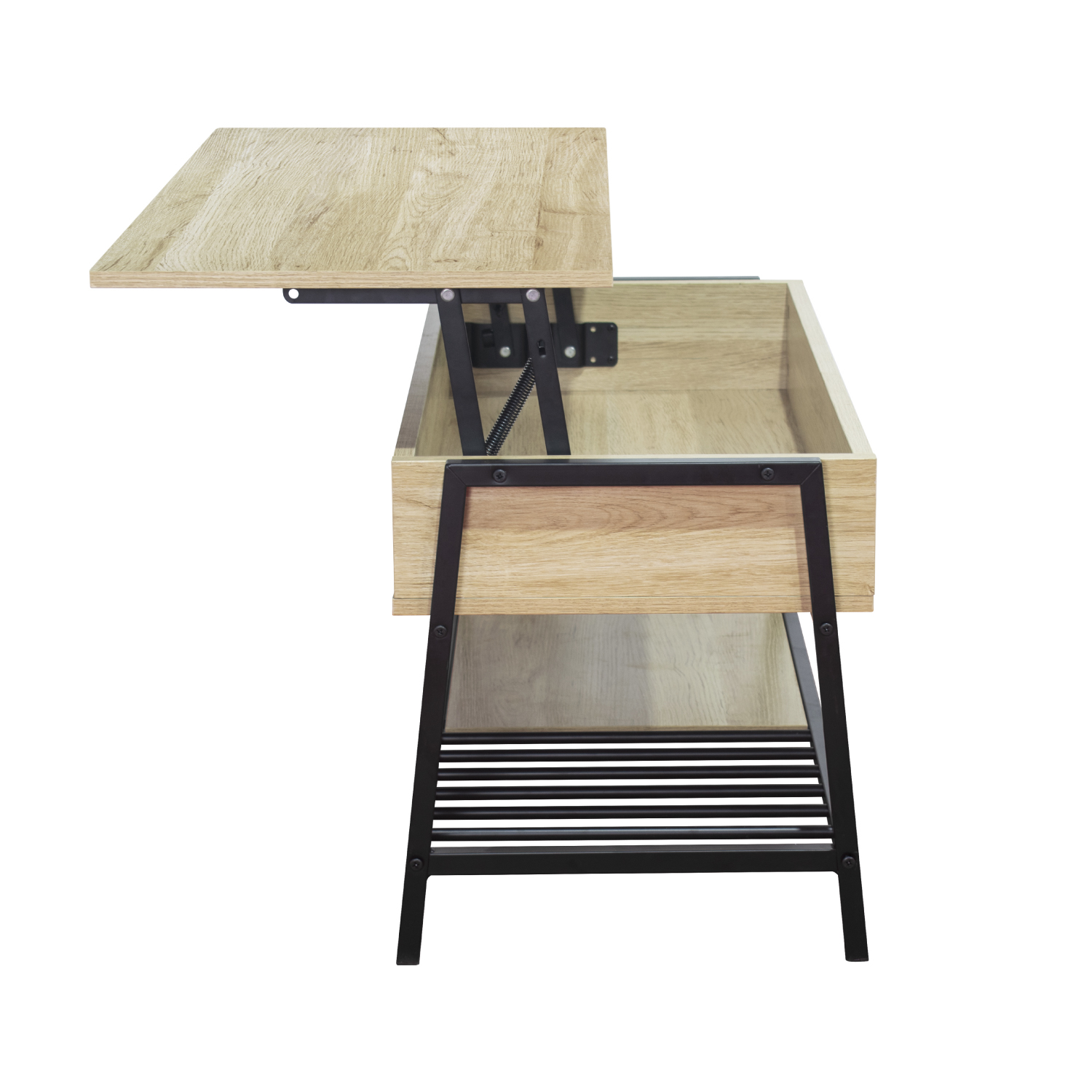 Foto 5 pulgar | Mesa De Centro Top Living Beige Y Negro