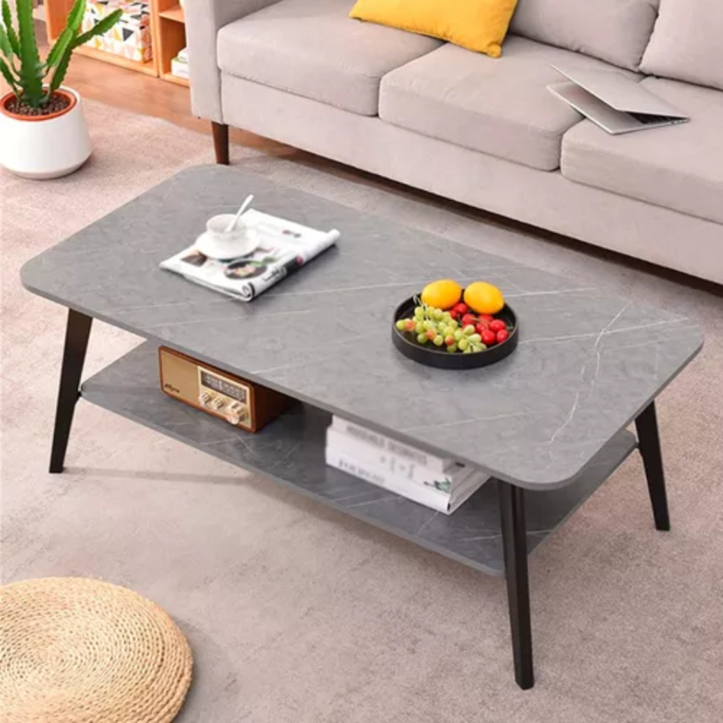 Foto 3 pulgar | Mesa de Centro Minimalista Ilios Innova Gris