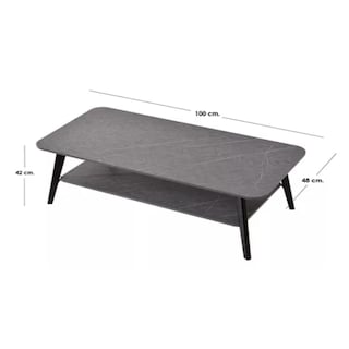 Foto 4 | Mesa de Centro Minimalista Ilios Innova Gris