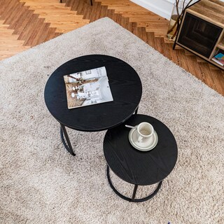 Foto 4 | Mesa de Centro Homemake Osric Negro