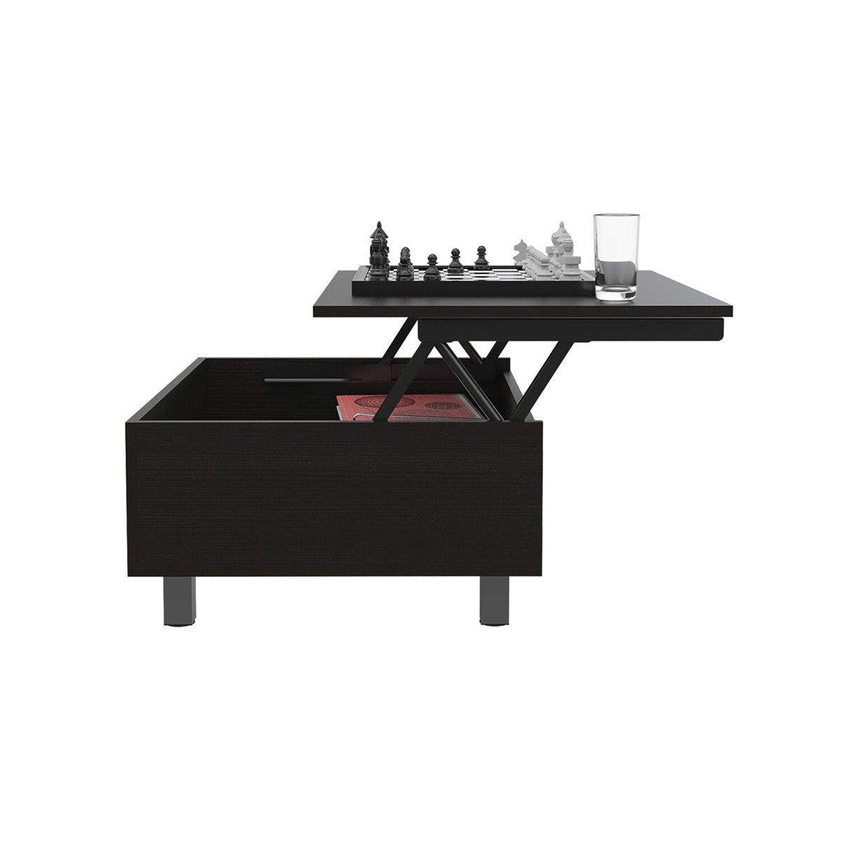 Foto 4 | Mesa de Centro Extendible Gambia Color Wengue