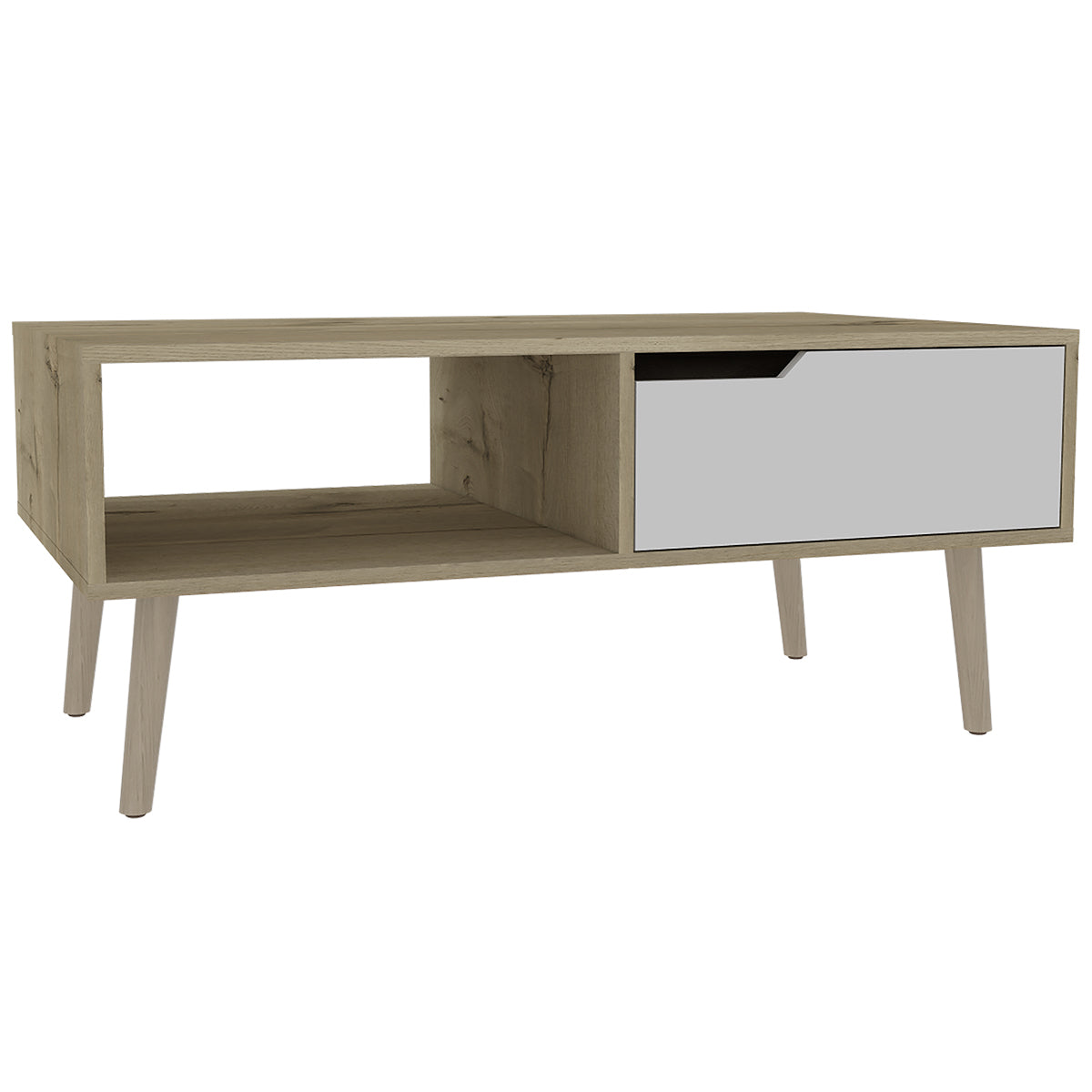 Foto 5 | Mesa De Centro Oslo, Color Duna Y Blanco