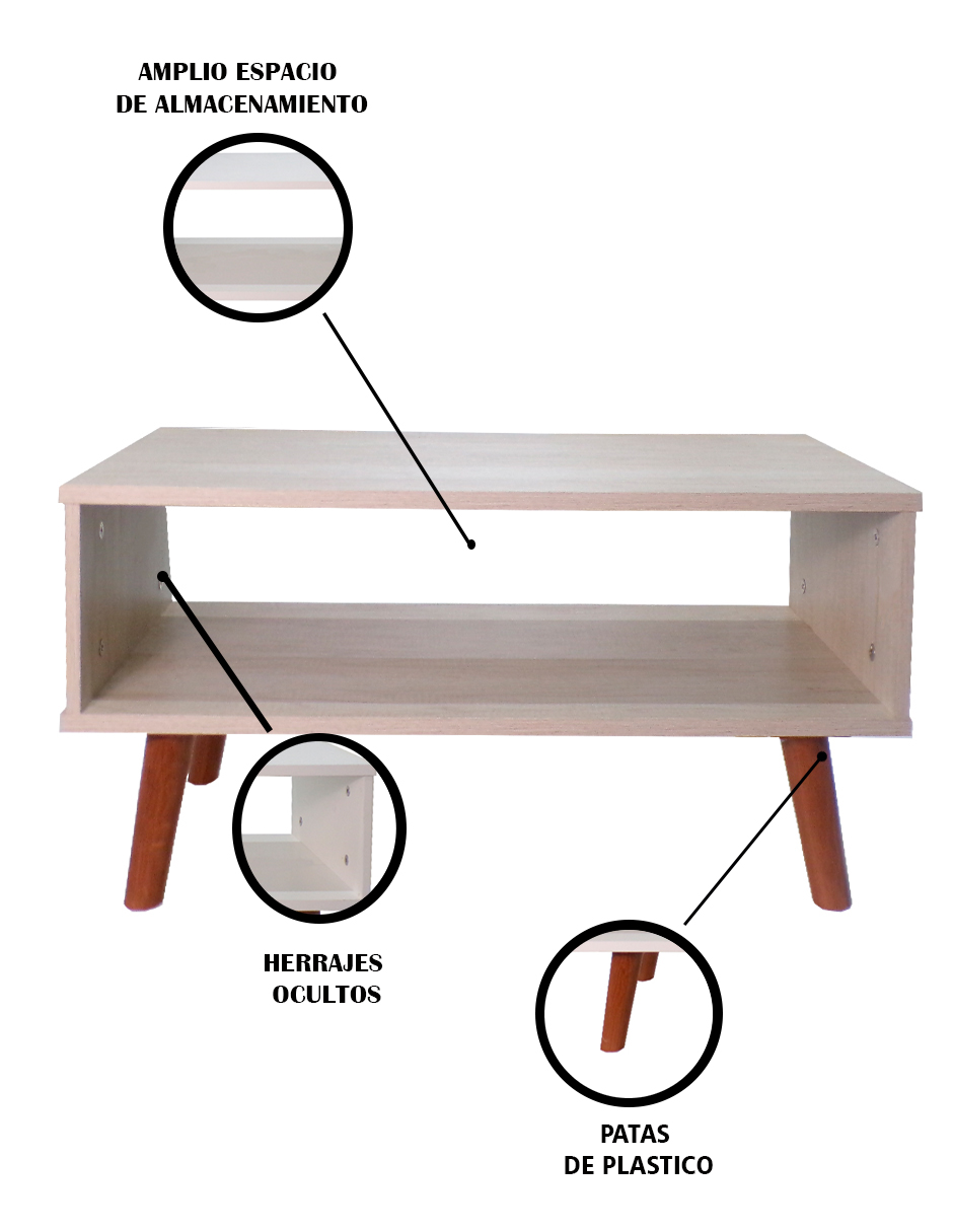 Foto 6 | Mesa de Centro Ares Beige