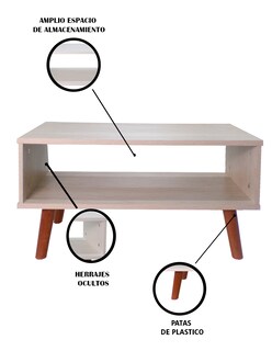 Foto 6 | Mesa de Centro Ares Beige