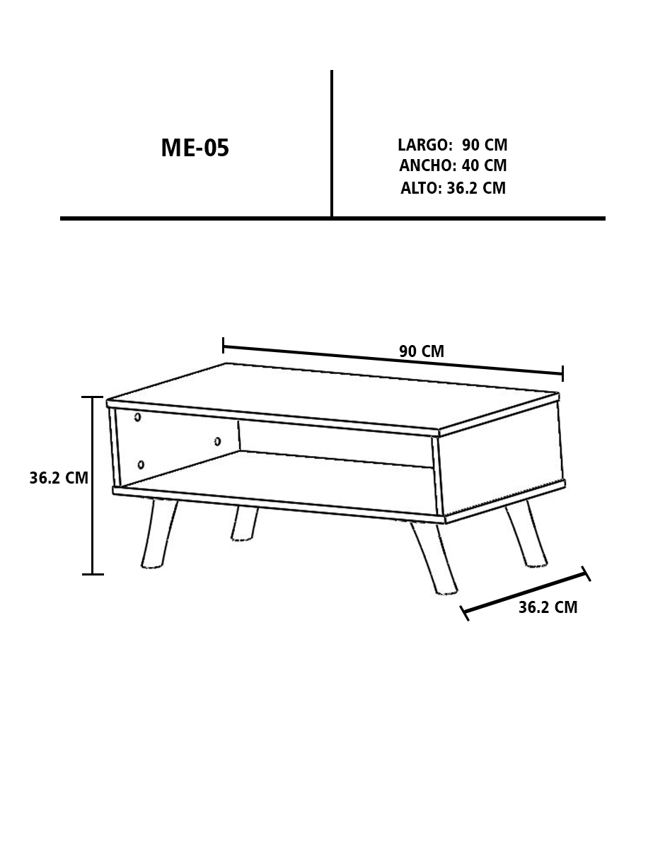 Foto 7 | Mesa de Centro Ares Beige