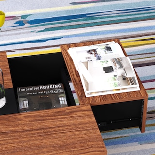 Foto 6 | Mesa Central Marsella Playcon 78.5 X 43 cm Tablero Texturizado Tzalam