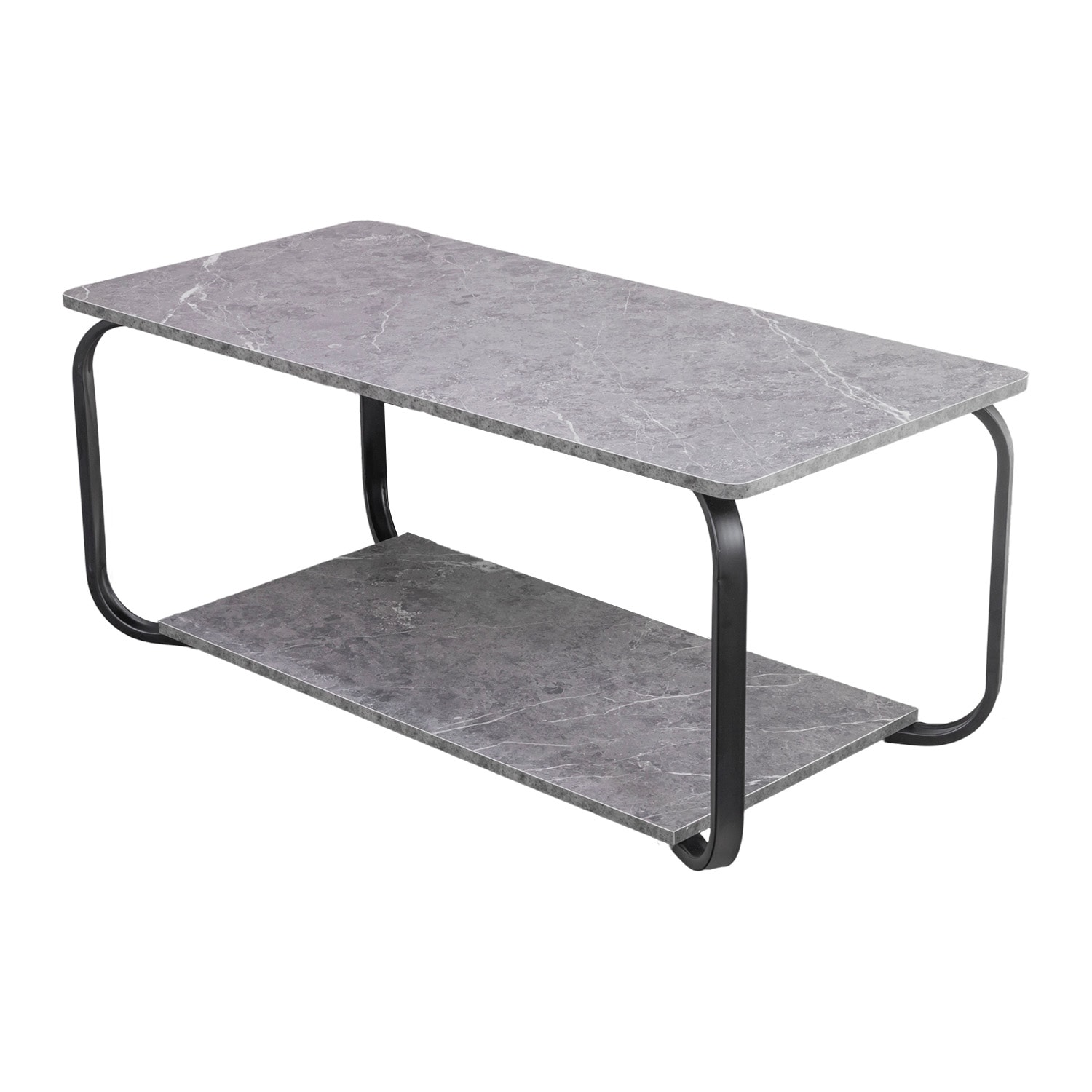 Mesa de Centro Bossa Oslo Gris Marmoleada $1,399
