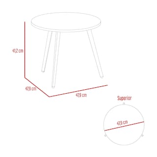 Foto 5 | Mesa De Centro, Zohi, Wengue