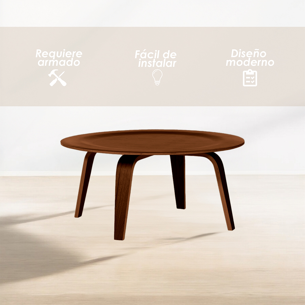 Foto 4 pulgar | Ilios Innova Mesa De Centro Moderna – Diseño Minimalista Y Elegante Para Sala O Estancia