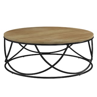 Foto 1 | Mesa de Centro Alterego Circular Madera Mdf