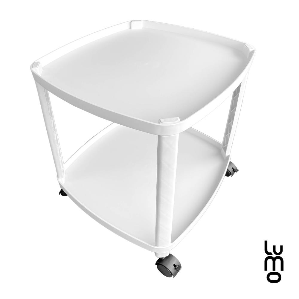 Foto 7 | Mesa Minimalista Auxiliar Sala Mesa De Centro 2 Niveles