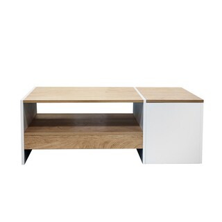 Foto 2 | Mesa De Centro Mobi Lena Blanco Con Baúl