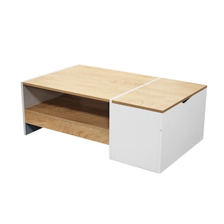 Foto 3 | Mesa De Centro Mobi Lena Blanco Con Baúl