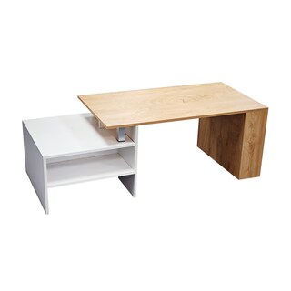 Foto 4 | Mesa De Centro Mobi Amazonas Blanco Y Café