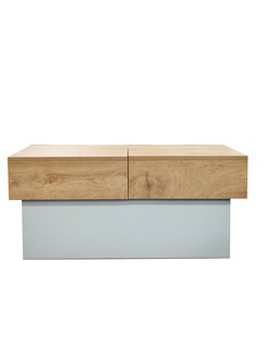 Foto 2 | Mesa De Centro Mobi Congo Blanco Y Café