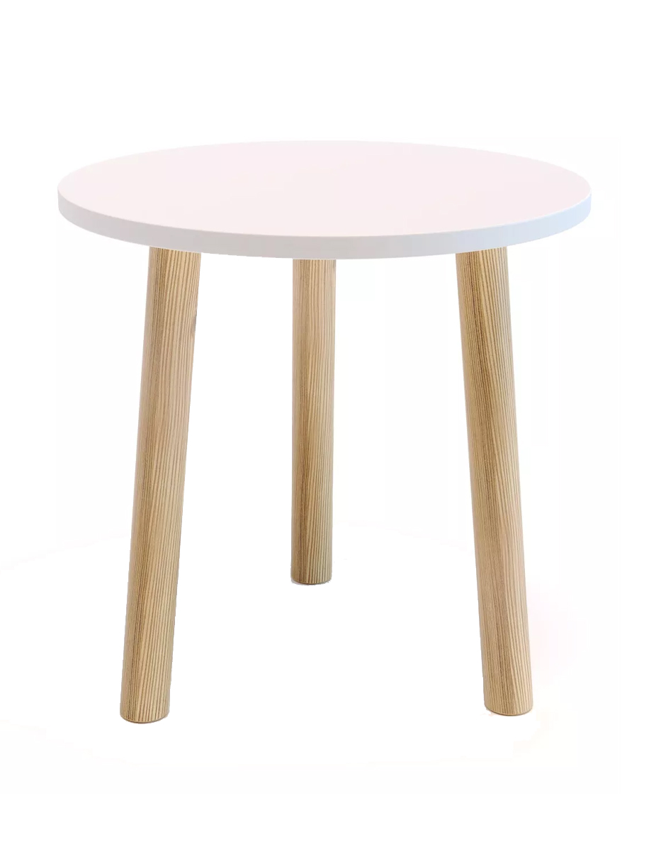 Foto 3 pulgar | Mesa Auxiliar De Lámpara O Libros Pro, Mueble O Librero Color Blanco