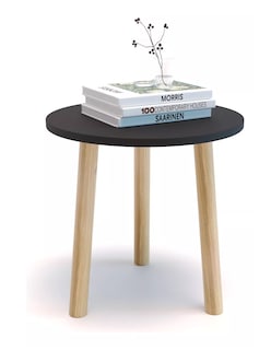 Foto 1 | Mesa Auxiliar De Lámpara O Libros Pro, Mueble O Librero Color Negro