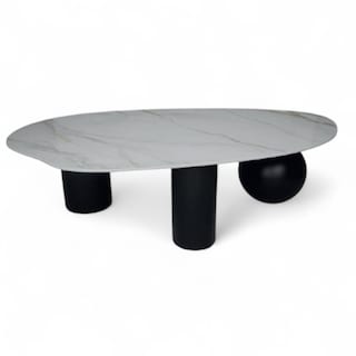 Foto 1 | Mesa De Centro Fausto Stone Blanca