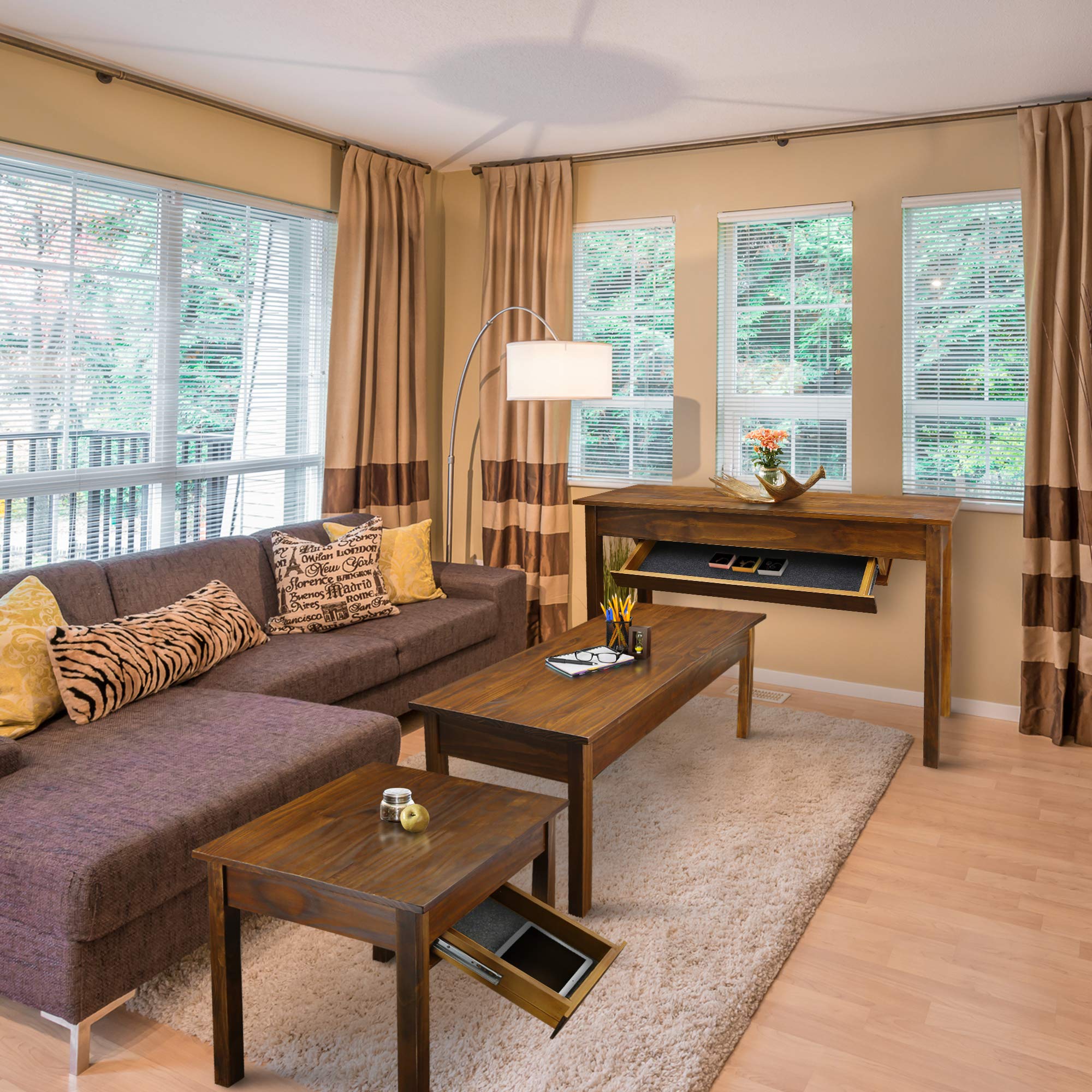 Foto 6 | Mesa Auxiliar Casual Home Kennedy 615-15 Con Cajón Oculto - Venta Internacional.