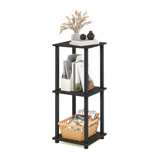Foto 5 | Mesa Auxiliar Furinno Simplistic, Juego De 2 Unidades, Color Café Espresso Y Negro - Venta Internacional.
