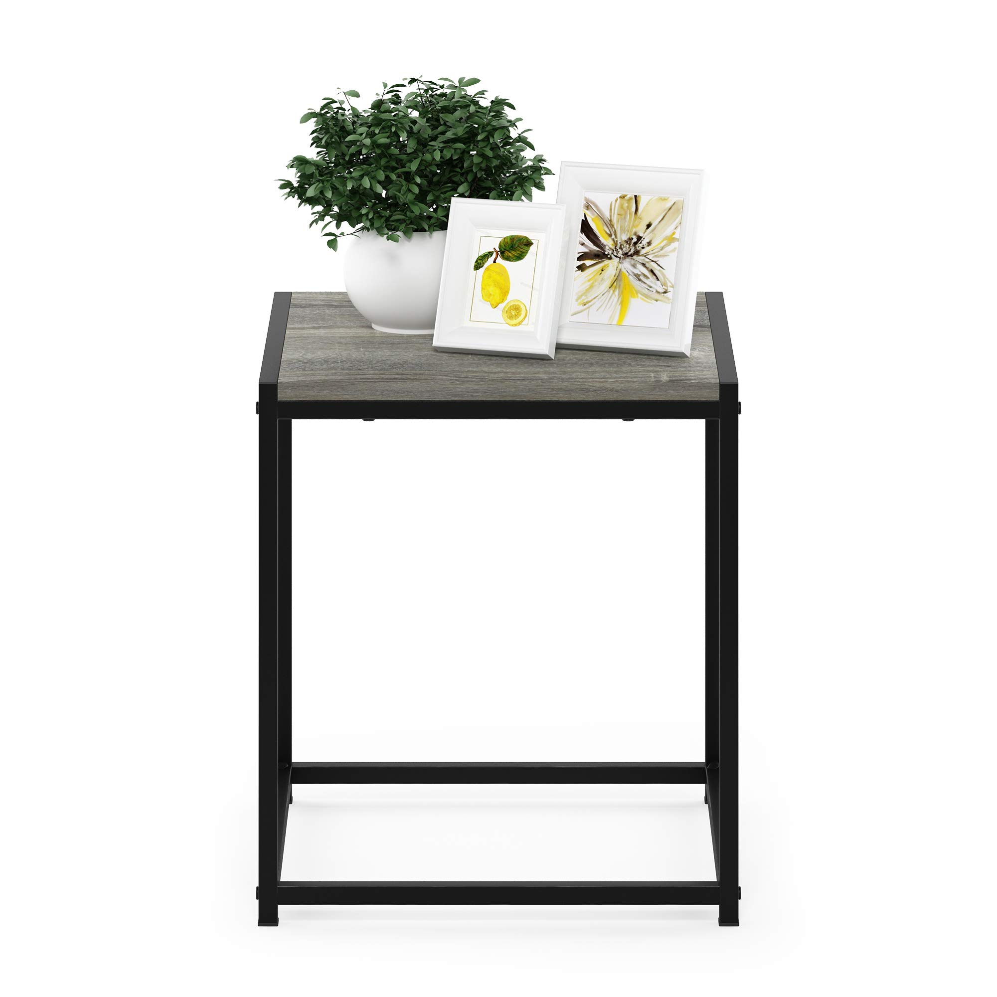 Foto 6 | Mesa Auxiliar Furinno Camnus Modern Living Roble Francés Gris - Venta Internacional.