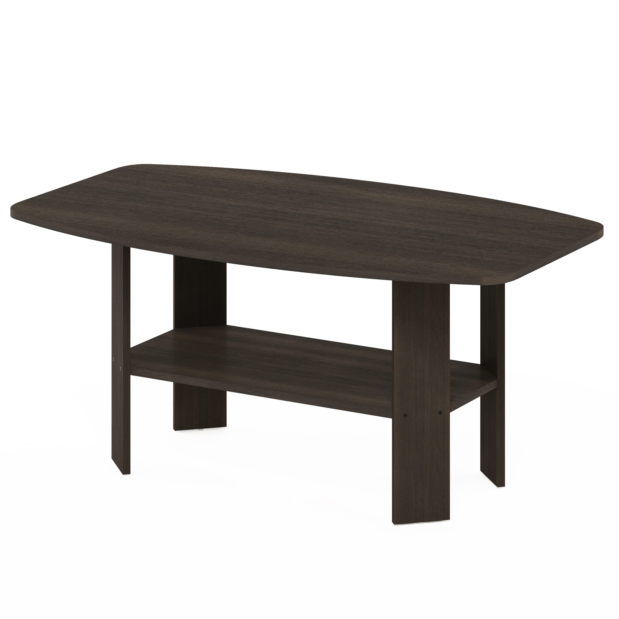 Foto 2 pulgar | Mesa De Café Furinno Simple Design, Color Marrón Oscuro - Venta Internacional.