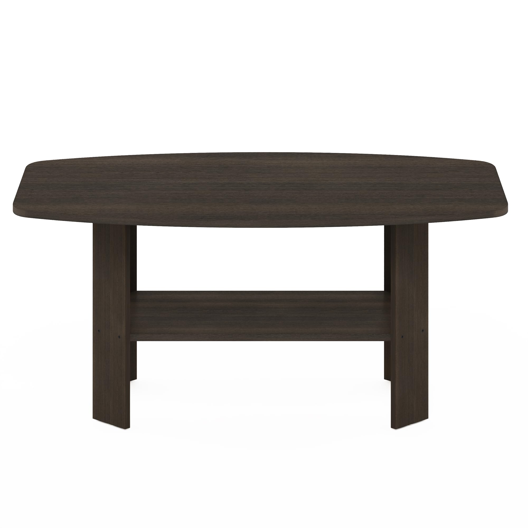 Foto 6 pulgar | Mesa De Café Furinno Simple Design, Color Marrón Oscuro - Venta Internacional.
