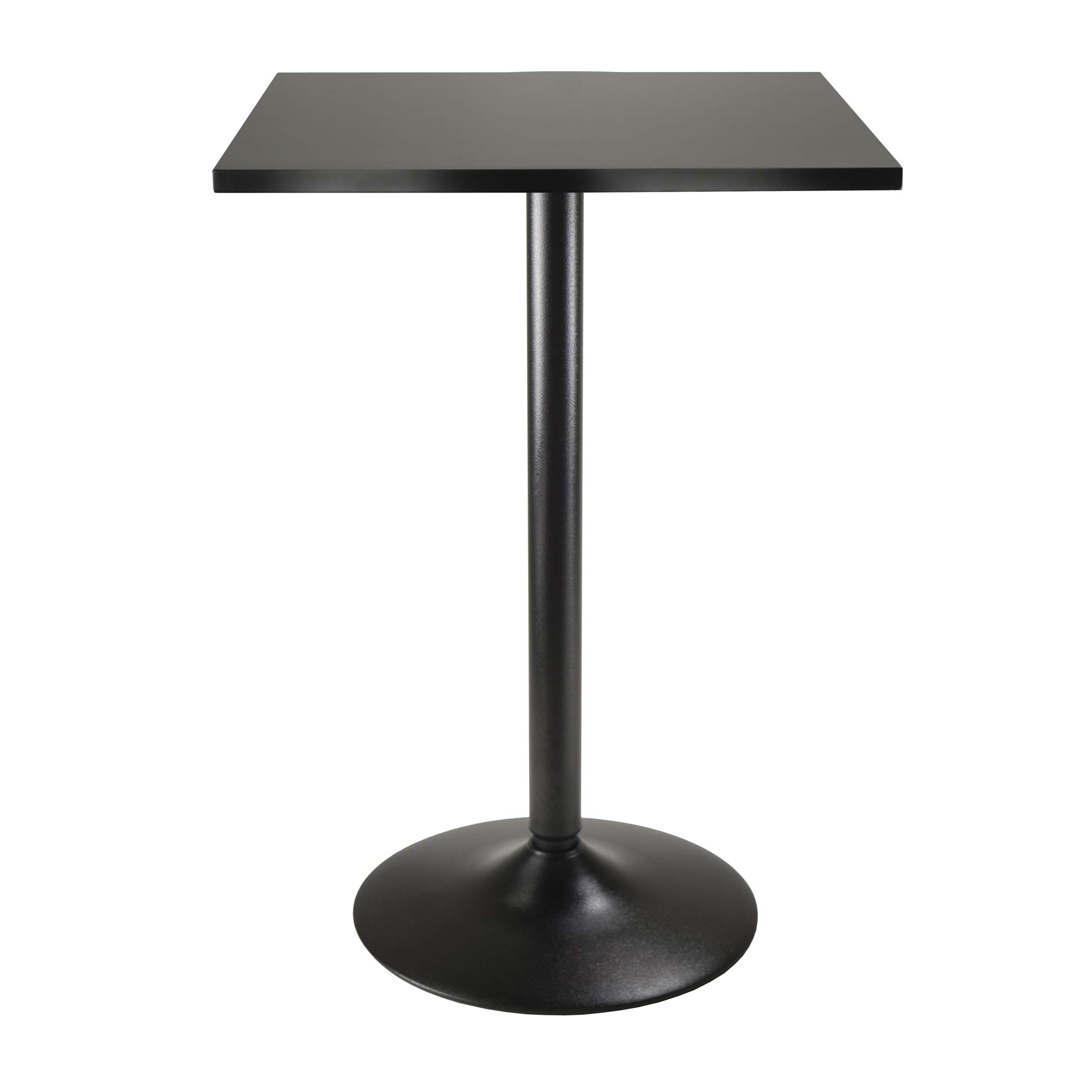 Mesa De Comedor Winsome Obsidian, Paquete De 1, Color Negro - Venta Internacional.