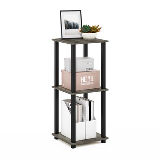 Foto 6 | Mesa Auxiliar Furinno Simplistic, Juego De 2 Unidades, Roble Francés, Gris Y Negro - Venta Internacional.