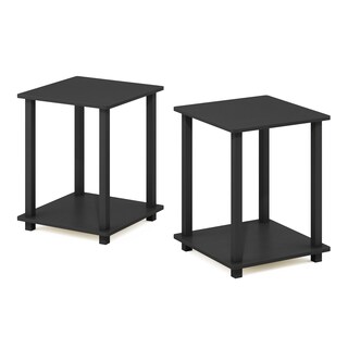 Foto 1 | Mesa Auxiliar Furinno Simplistic, Juego De 2 Unidades, Color Americano Y Negro - Venta Internacional.