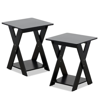 Foto 1 | Juego De Mesa Auxiliar Furinno Modern Simplistic, Paquete De 2 Unidades, Espresso - Venta Internacional.