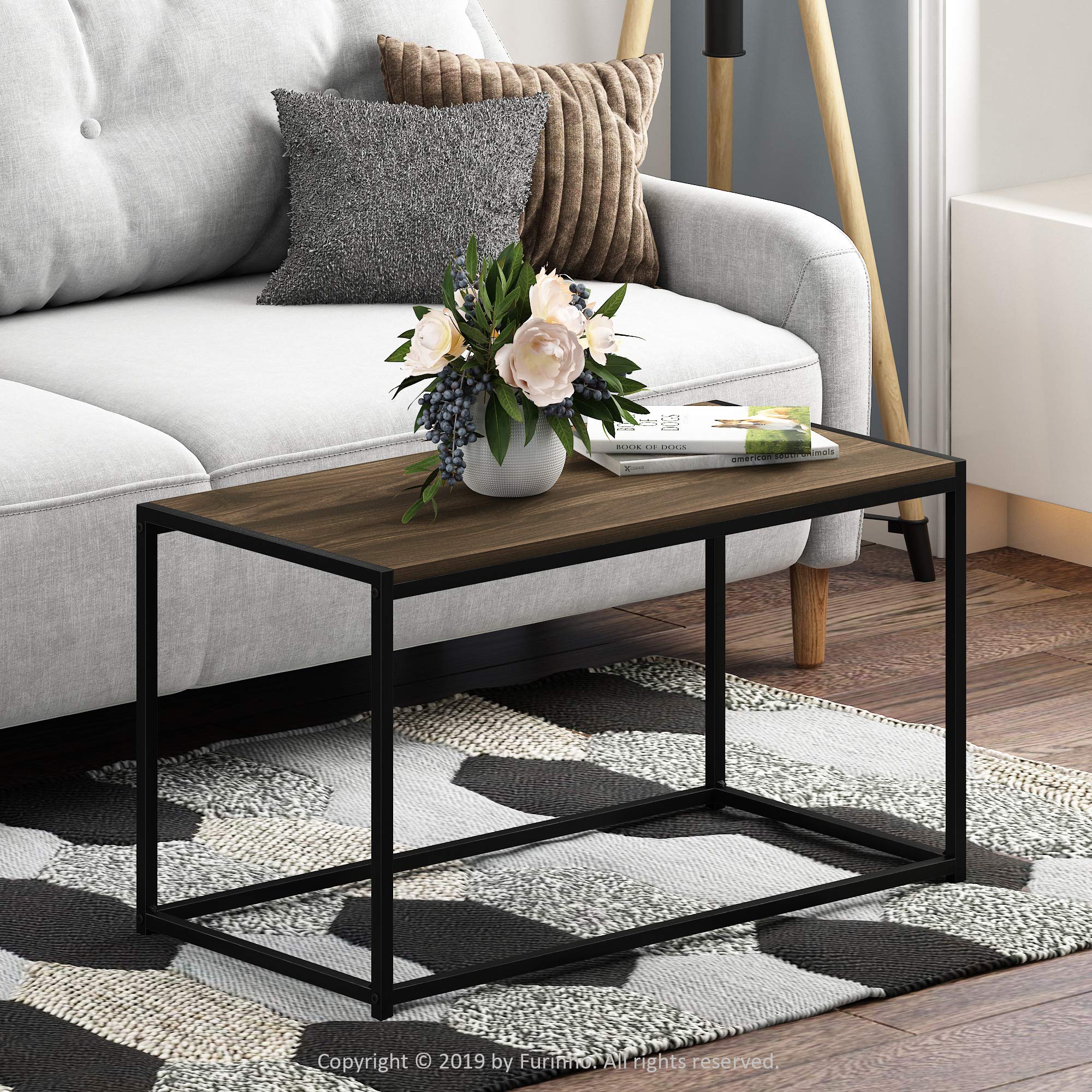 Foto 4 pulgar | Mesa De Café Furinno Camnus Modern Living Columbia Walnut - Venta Internacional.