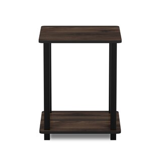 Foto 3 | Mesa Auxiliar Furinno Simplistic, Juego De 2 Unidades, Color Nogal Columbia Y Negro - Venta Internacional.