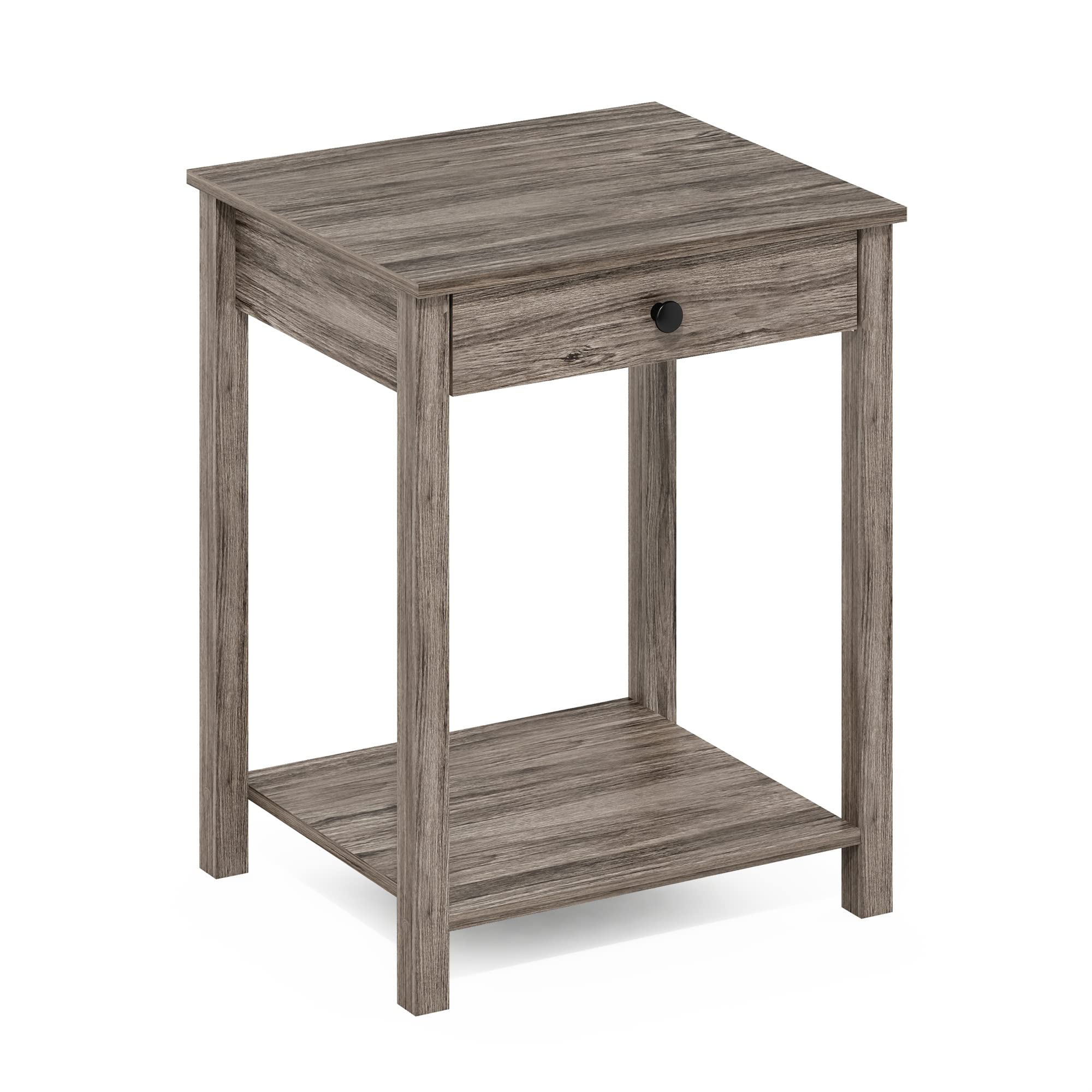 Foto 1 | Mesa Auxiliar Furinno Classic Con Cajón De Roble Rústico - Venta Internacional.