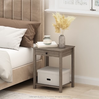 Foto 3 | Mesa Auxiliar Furinno Classic Con Cajón De Roble Rústico - Venta Internacional.