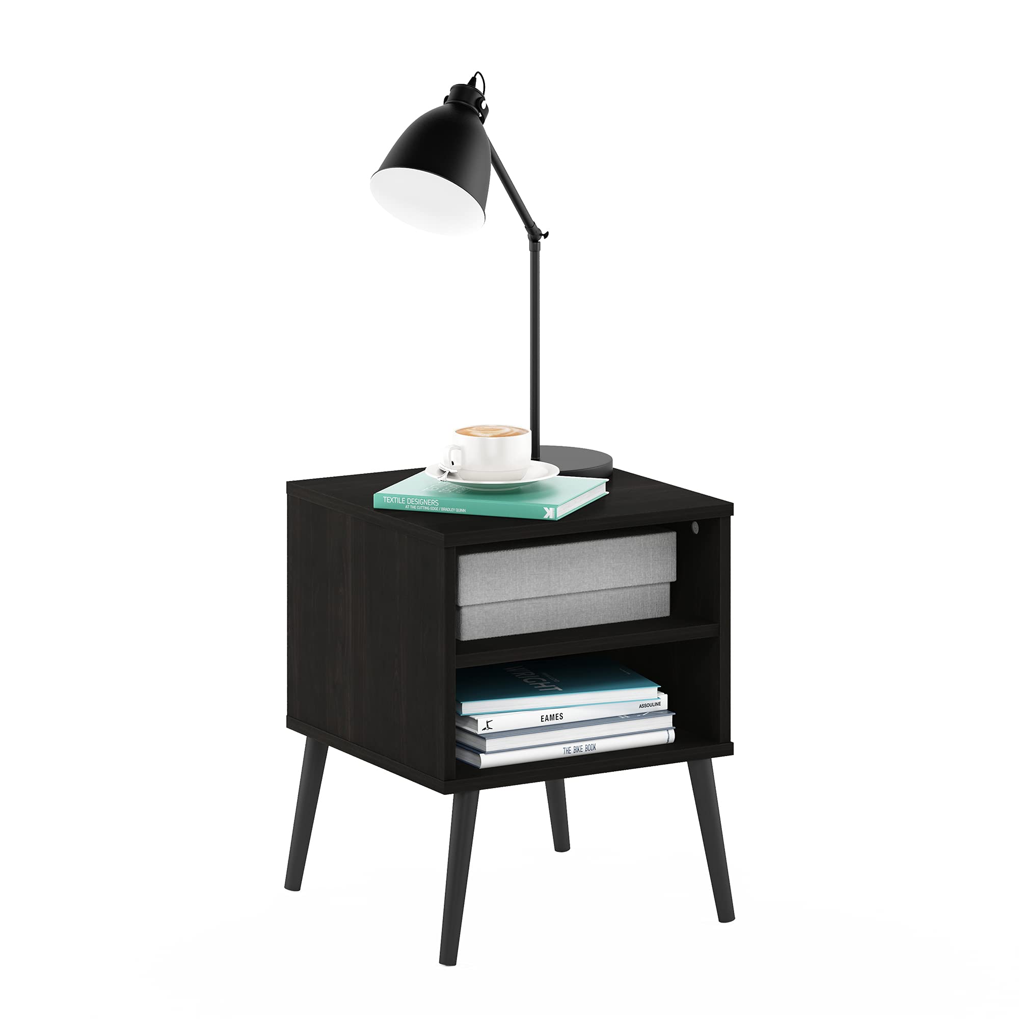 Foto 5 | Mesa Auxiliar Furinno Claude, Estilo Mid Century, Patas De Madera - Venta Internacional.